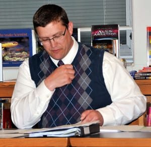 EdonBOE Apr2013 LHF - The Village Reporter CONSENT AGENDA … Superintendent Ed Ewers presents the monthly Consent Agenda during the April 2013 meeting of the Edon Northwest Local Board of Education.