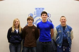 JUNIORS: Secretary Sidney Houk, Vice-President Jake Dewire, President Jake Leung, Treasurer Jared Sargent.