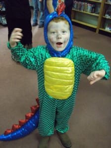 HEAR ME ROAR! ... Dragon Charlie Schrom shows us how to roar!