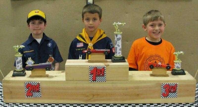 Cub Scout Racer Cub Scouts Race Hard At Their District Pinewood Derby