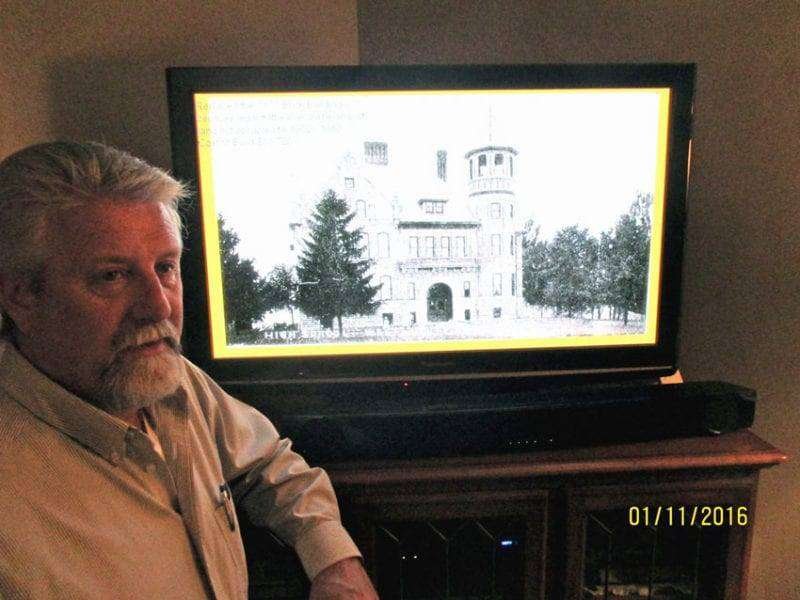 Bart Westfall talked to the Three Arts Club on the history of West Unity WEB