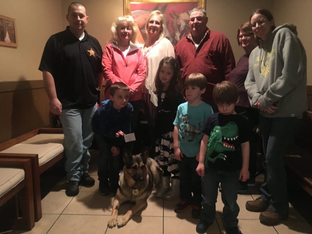 tracking device for K-9 Maggie