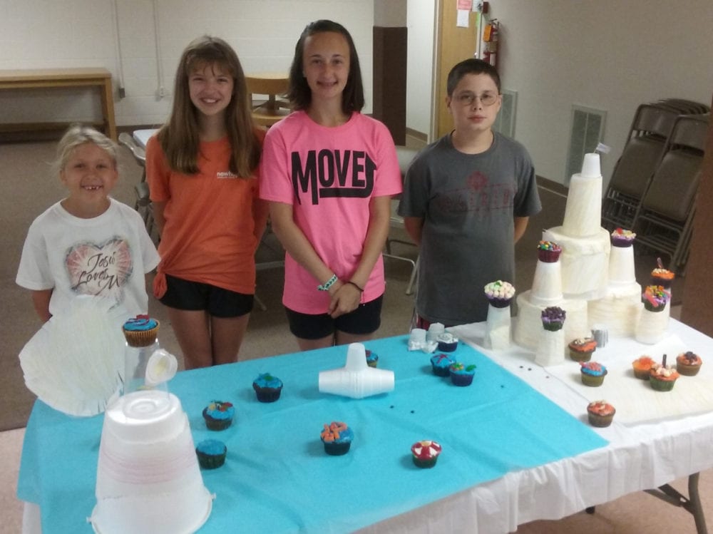 The winning team was Team Ocean, Dani Frame, 8, Karissa Merillat, 12, Nadaly Knox, 12 and Kaden Goebel, 10.