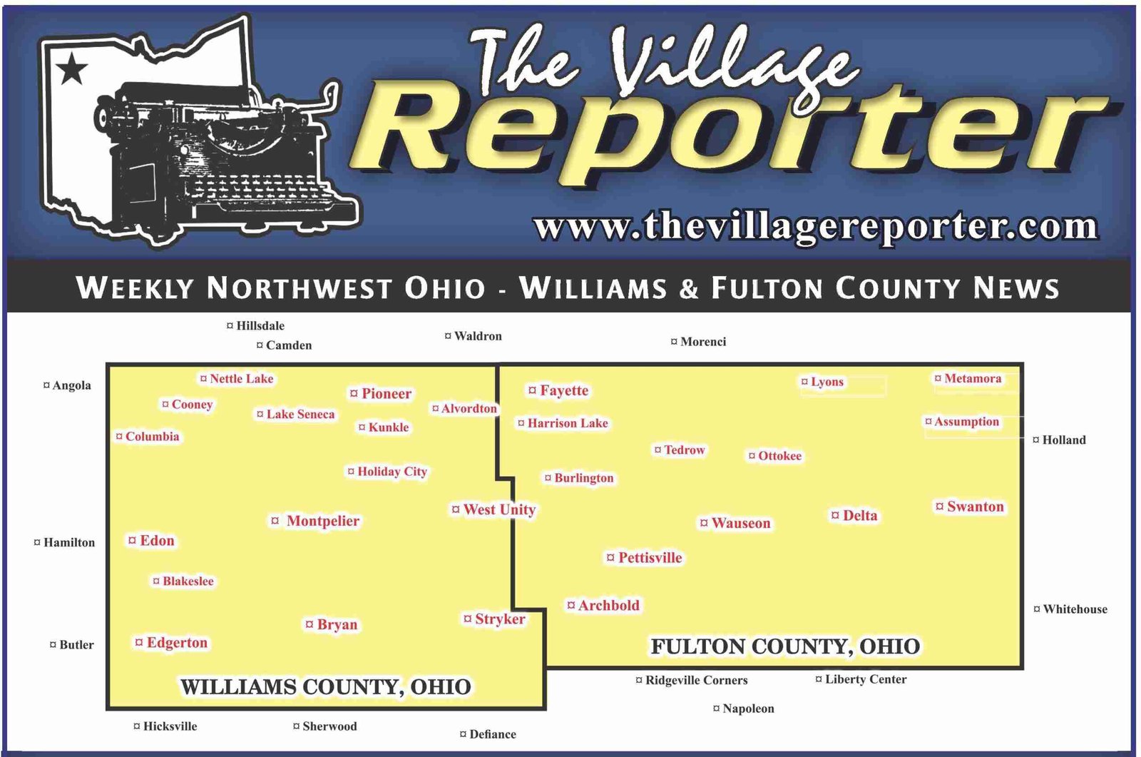 Coverage Map 2017 - The Village Reporter