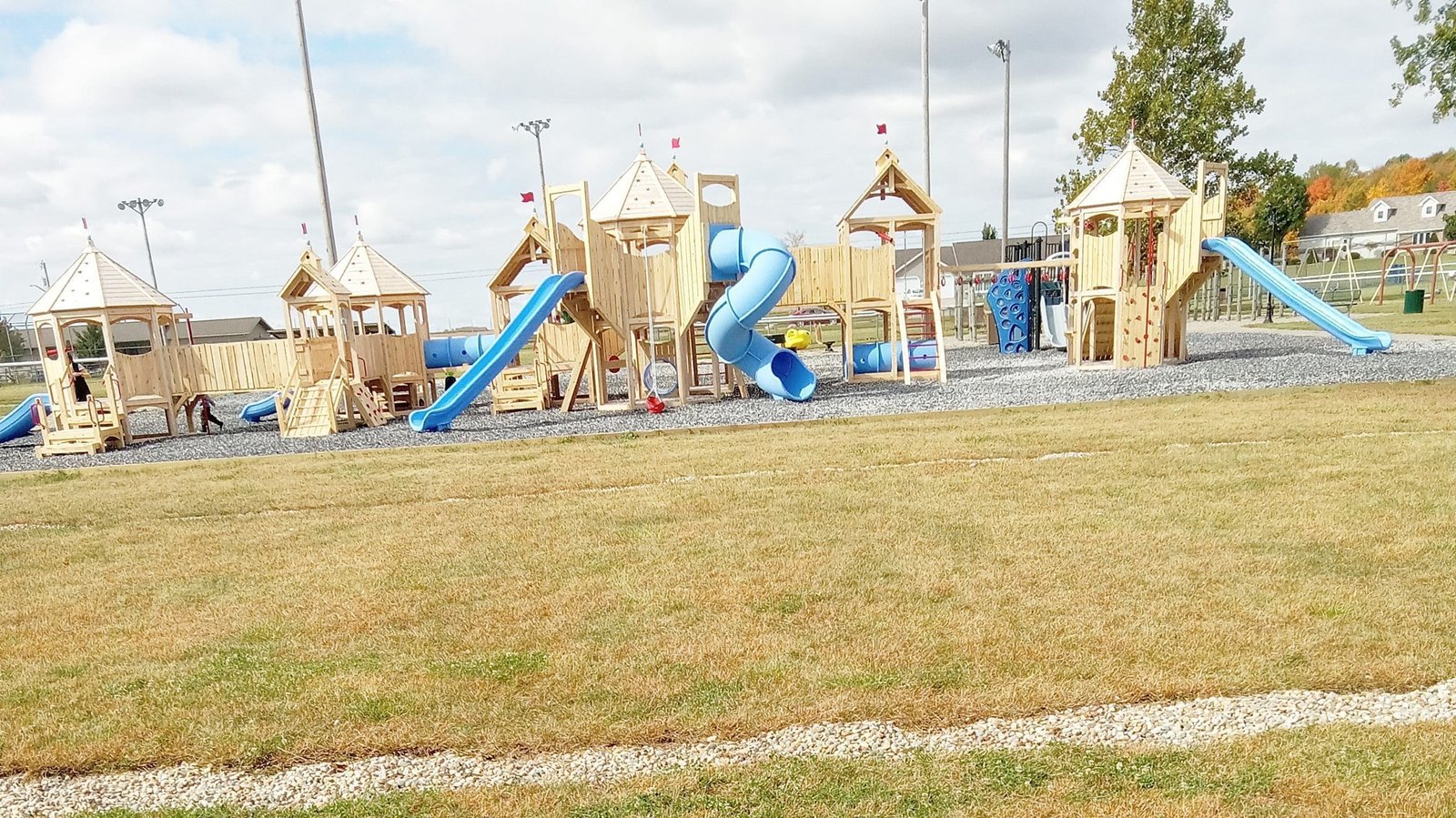 A playground for all kids nearly complete