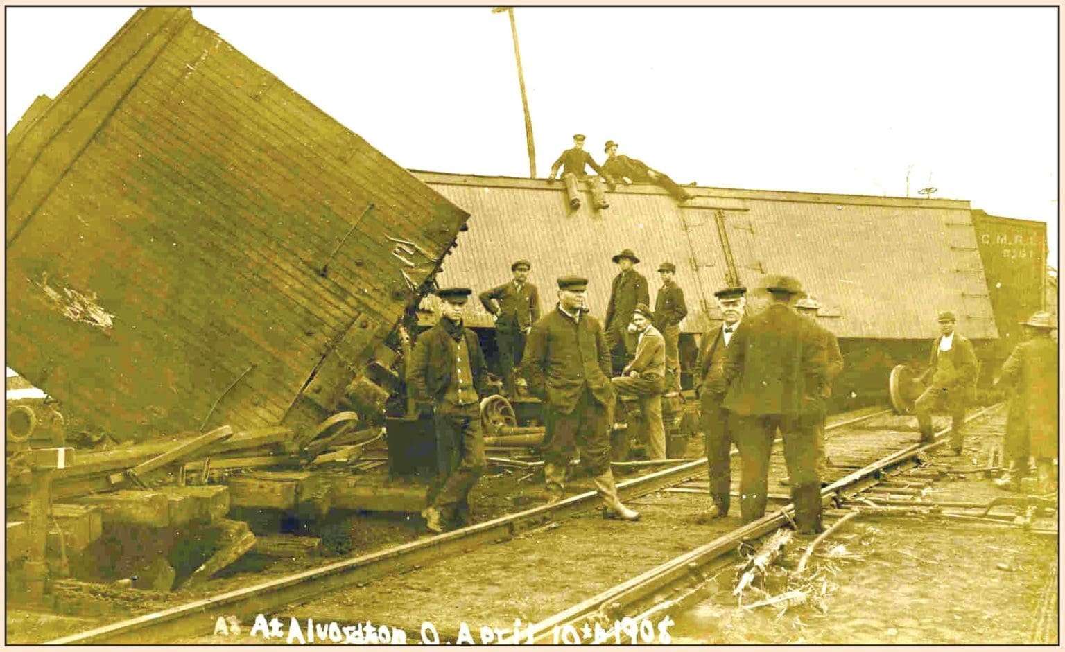 Historic Reflection: 1908: Train Derails In Alvordton