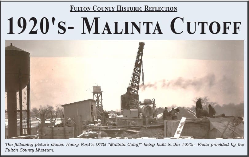 Fulton County Historic Reflection 1920’s Malinta Cutoff The Village Reporter