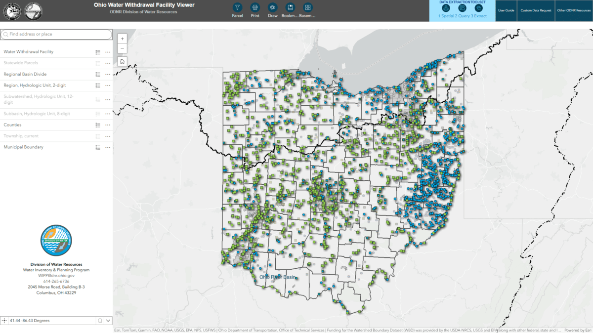 ODNR Releases Statewide Water Use, Aquifer Mapping Tools - West Unity Ohio