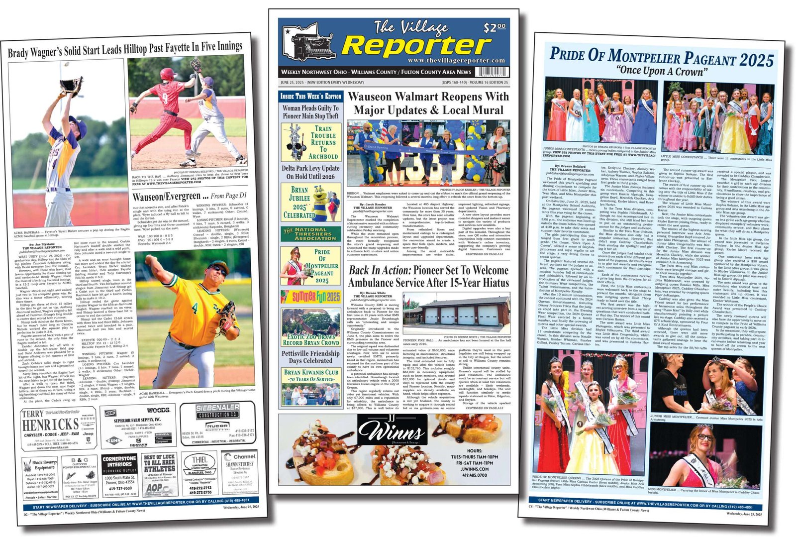 June 25 Preview - The Village Reporter