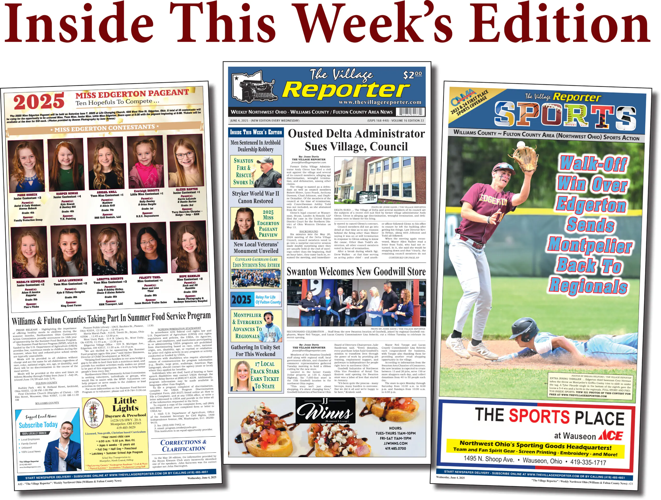 June 4 2025 Preview Full - The Village Reporter