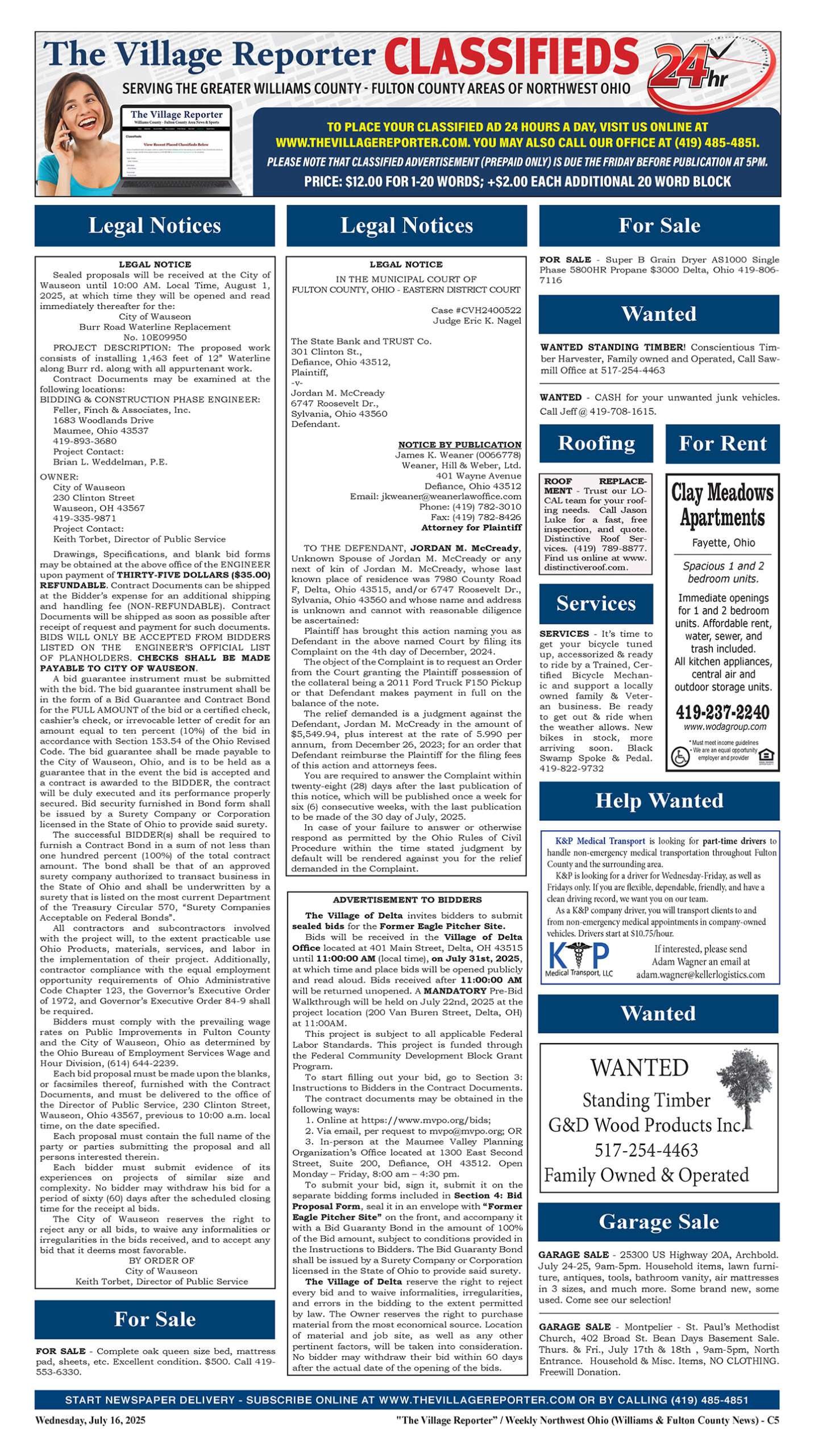 Classifieds_Page_2 - The Village Reporter