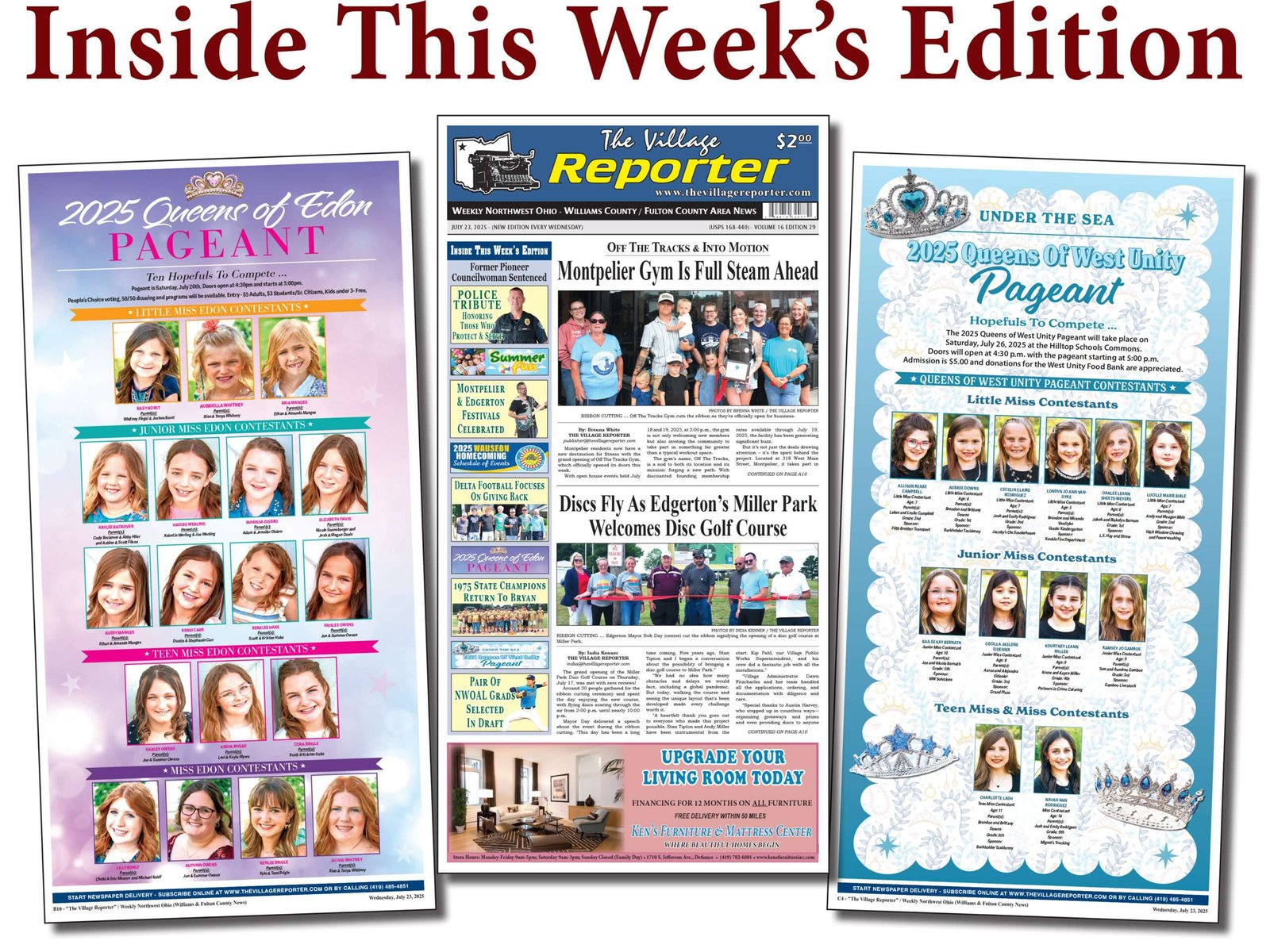 July 25 Preview Full - The Village Reporter