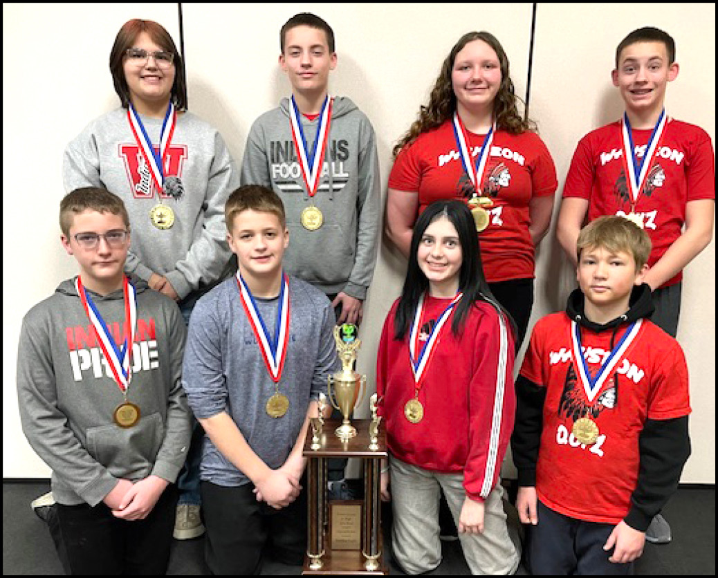 Wauseon Middle School quiz tournament Fulton County