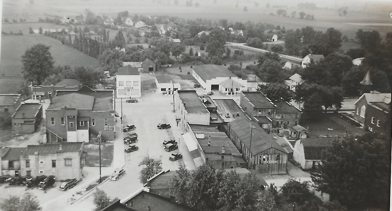 Aerial view of Metamora