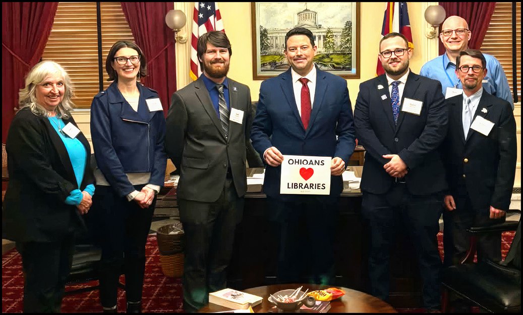 Williams County Public Library staff at Ohio Library Legislative Day in Columbus