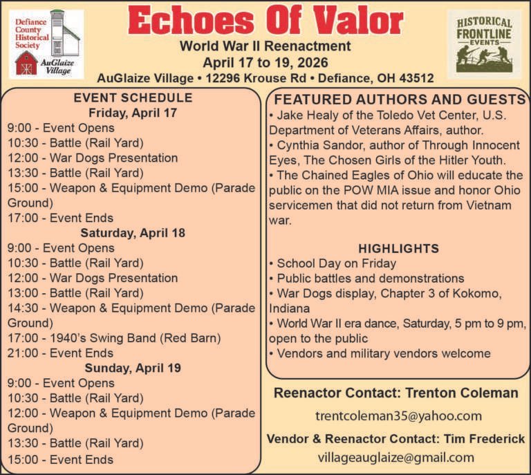 Auglaize Village – Echoes of Valor