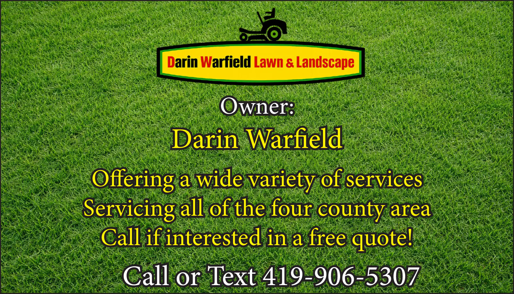 Darin Warfield Lawn