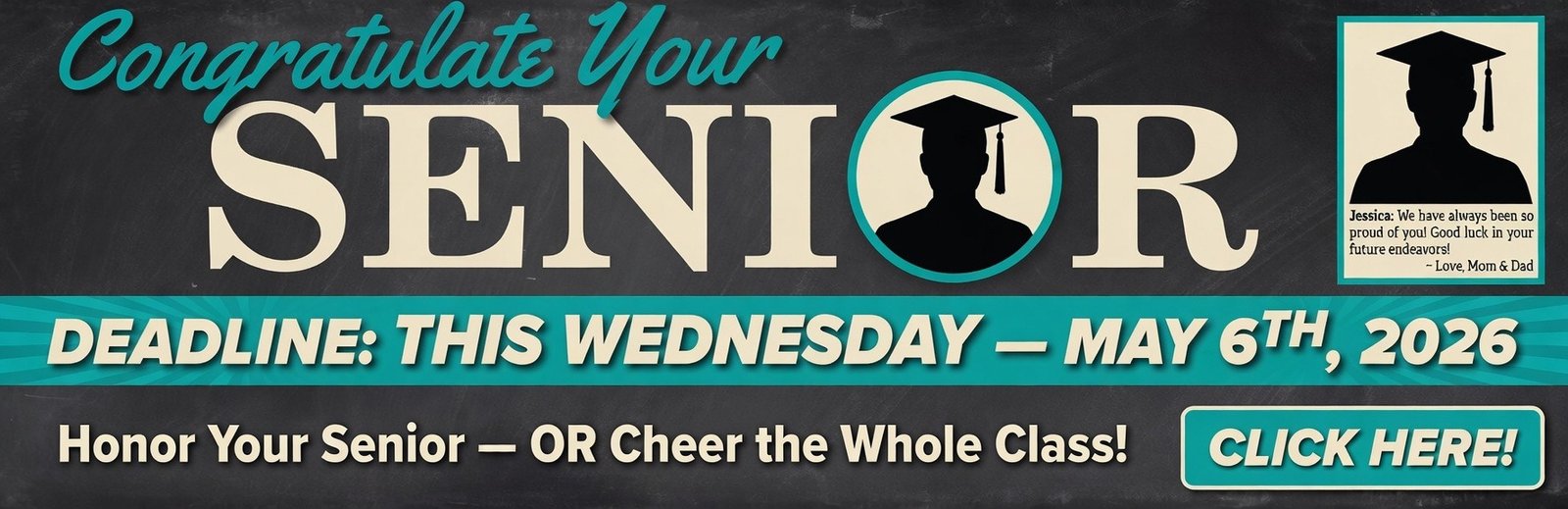 Congratulate Your Senior — Graduation Tribute Ads (Deadline May 6, 2026)