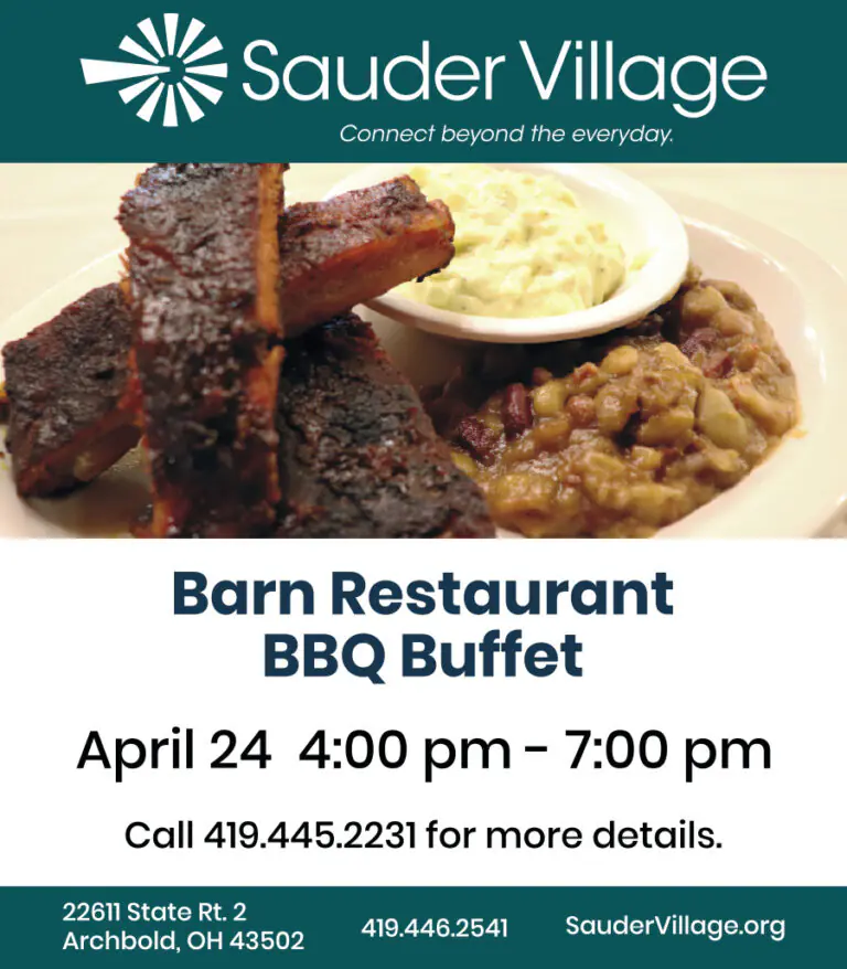 Sauder Village Barn BBQ Buffet