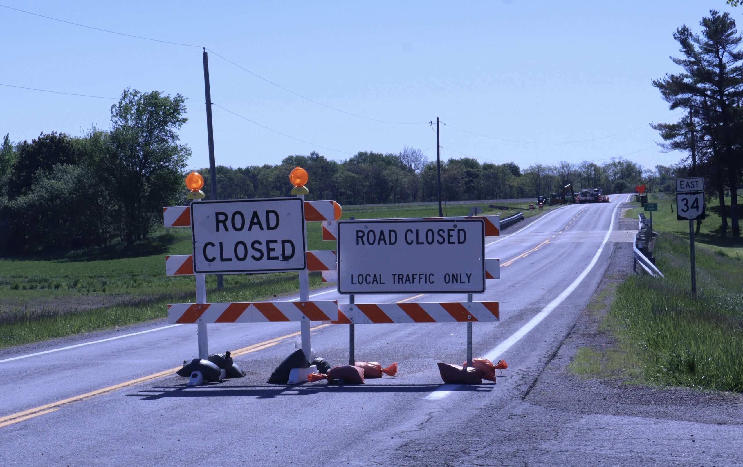The deterioration of the intersection of CR 23.50 and SR 34 has drawn local concerns since spring of 2025.