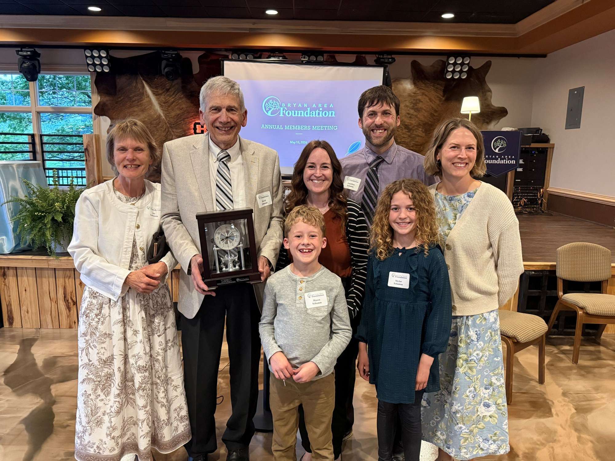 Dave Schumm with family