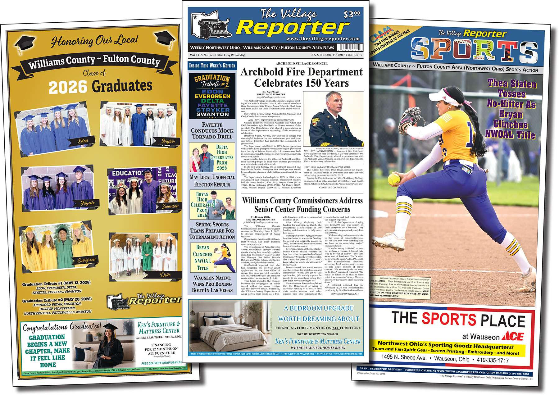 The Village Reporter — current week's edition preview