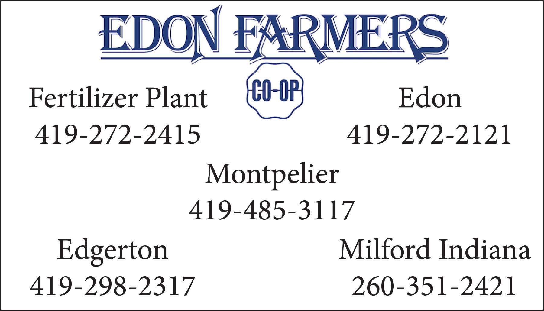 Edon Farmers
