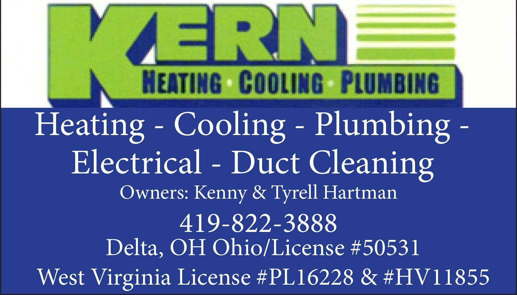 Kern Heating Cooling Plumbing