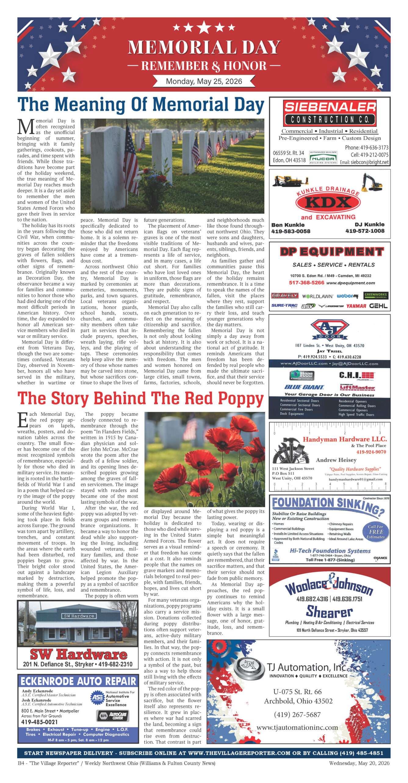 Memorial Day Tribute 2026 - Page 4
