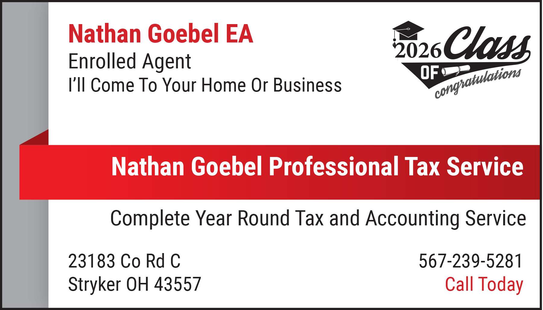 Nathan Goebel Tax