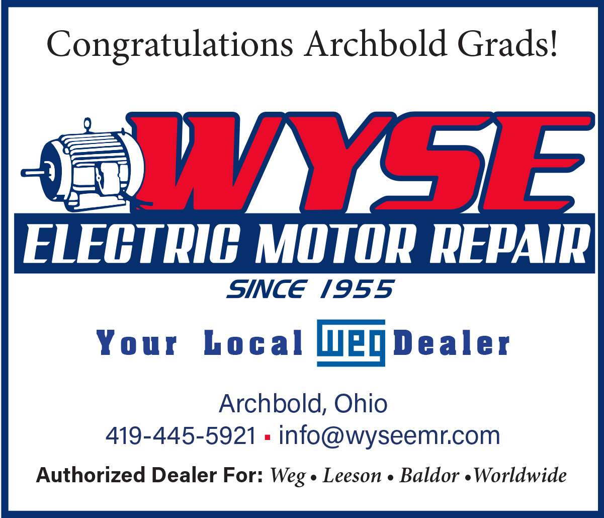 Wyse Electric Motor – Archbold