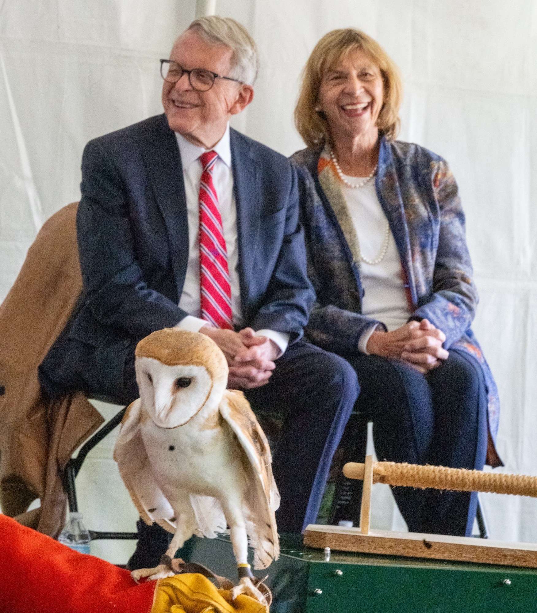 Ohio Governor Mike DeWine and First Lady Fran DeWine attend Bird Ohio Day at Magee Marsh Wildlife Area
