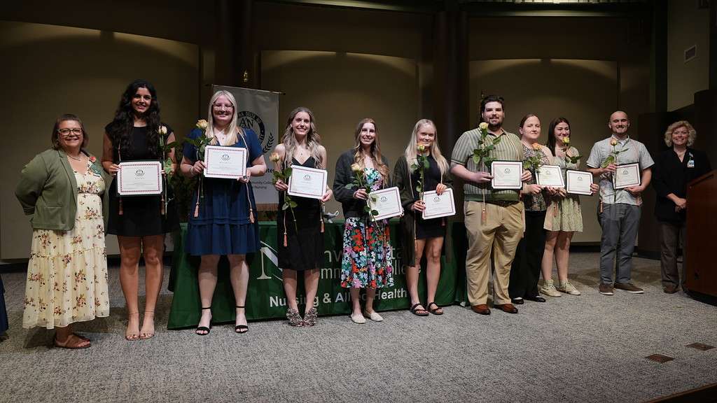 Alpha Delta Nu Nursing Honor Society inductees