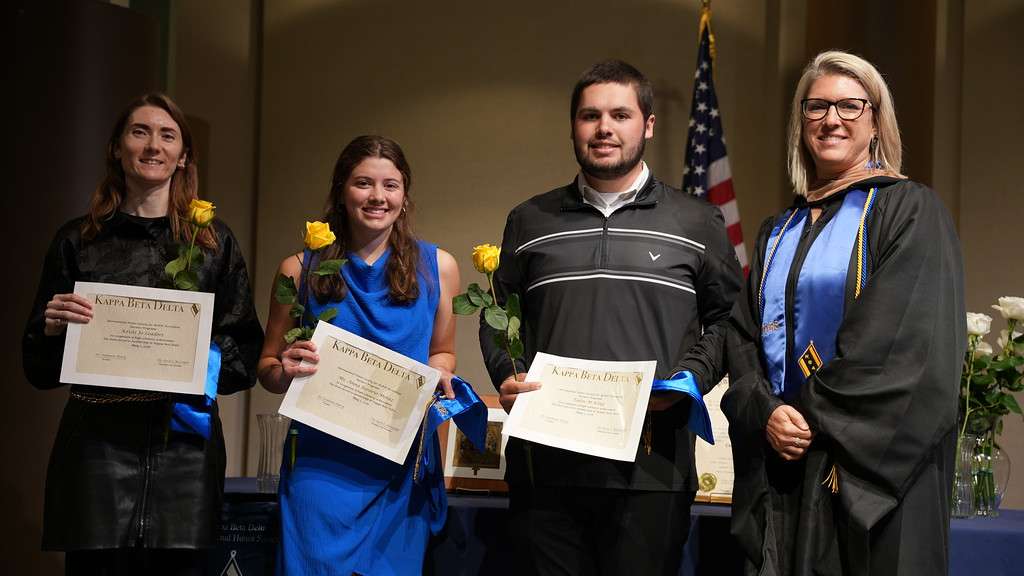 Kappa Beta Delta Business Honor Society inductees