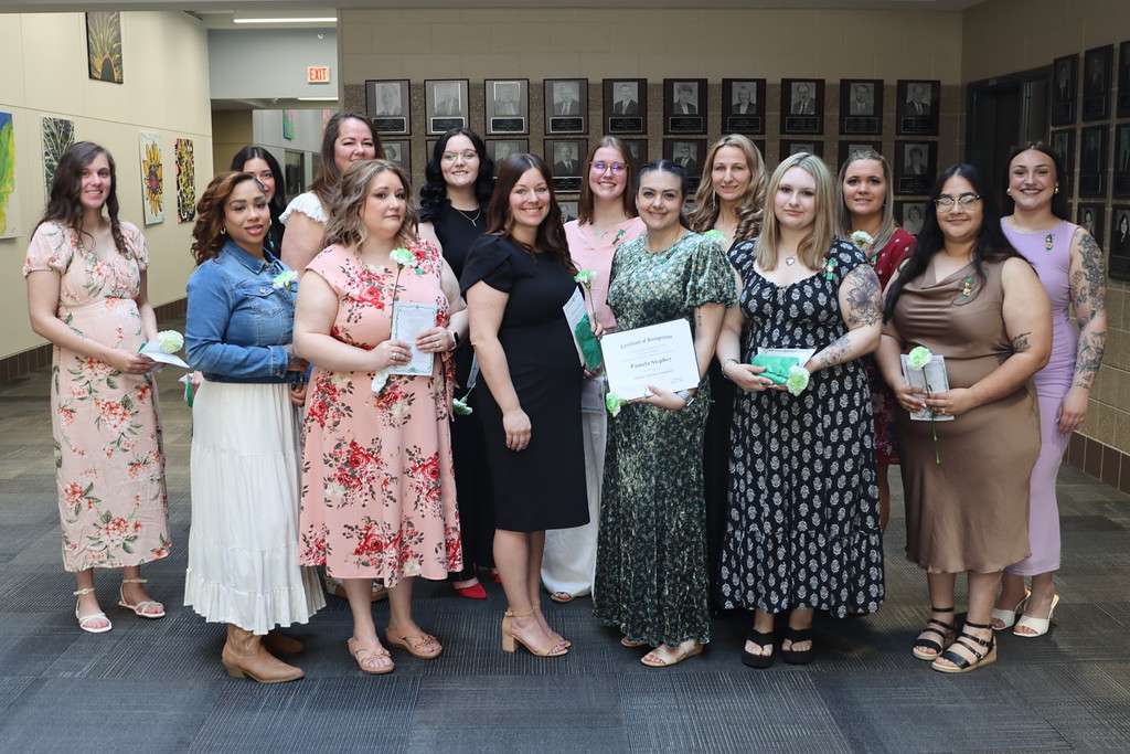 NSCC Practical Nursing graduates Spring 2026 group photo at pinning ceremony