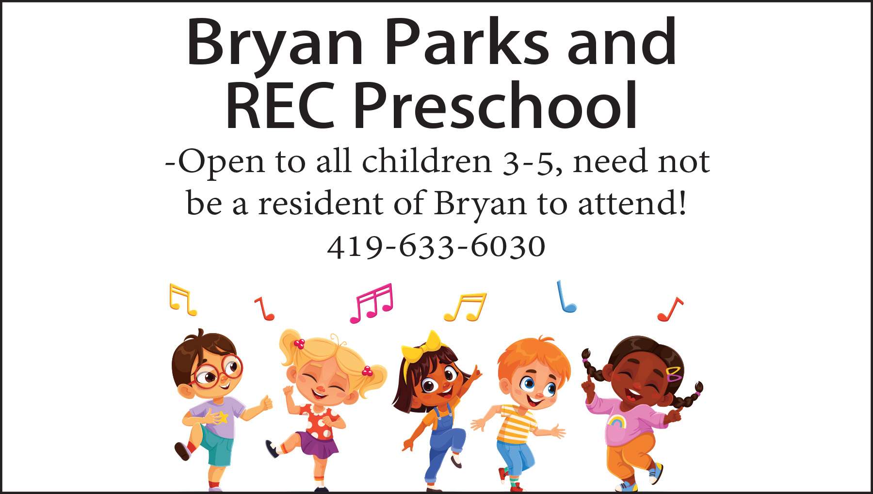Bryan Parks And Rec Preschool