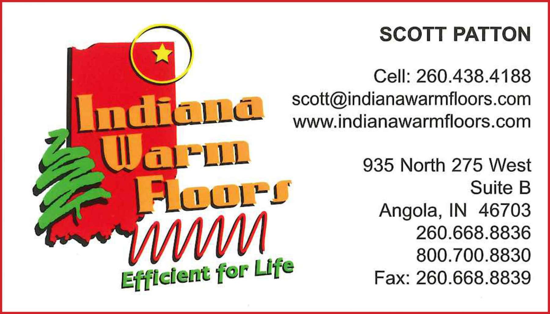 Indiana Warm Floors