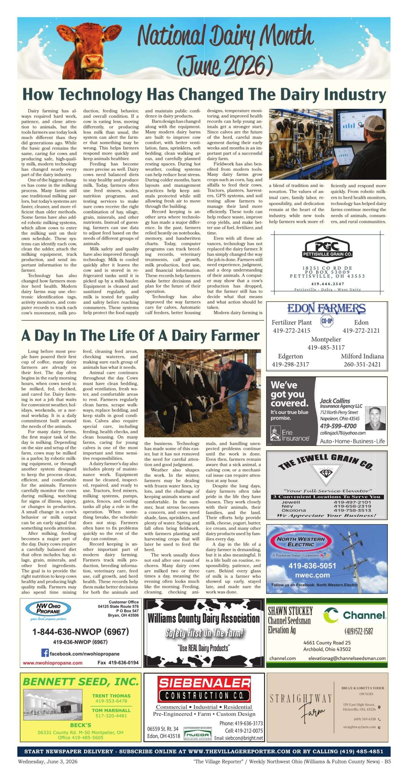 National Dairy Month (June 2026)