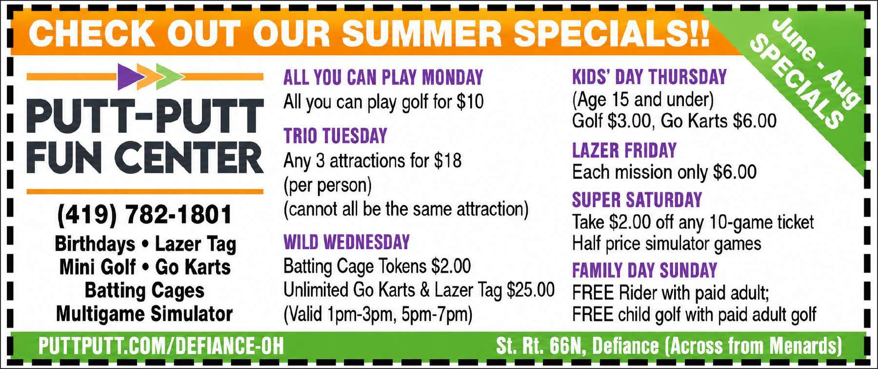 Putt Putt Fun Center