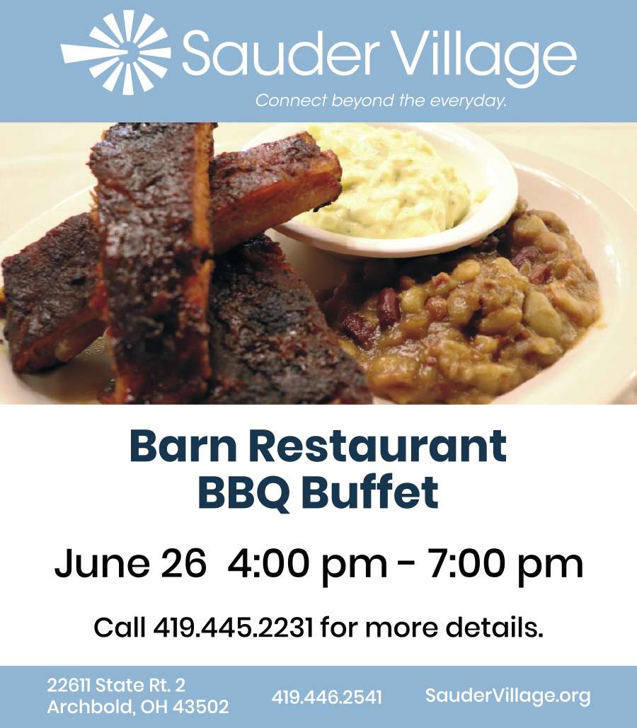 Sauder Village – Bbq Buffet