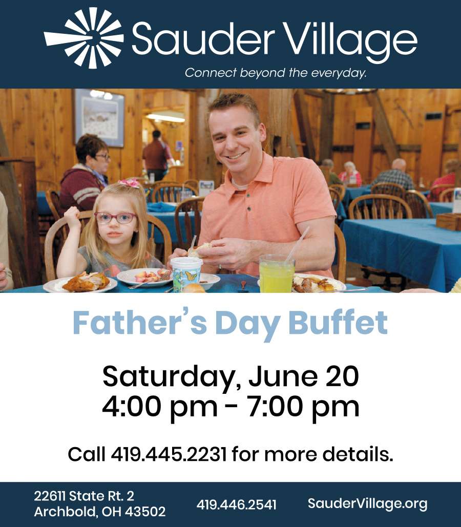 Sauder Village – Father’s Day Buffet