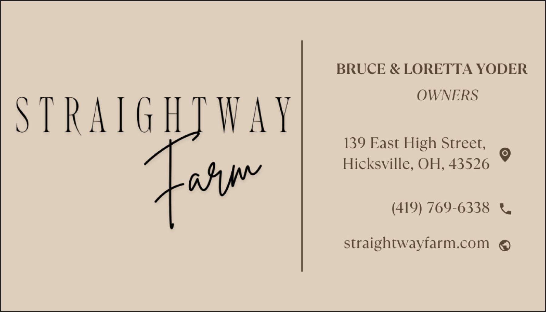 Straight Way Farm
