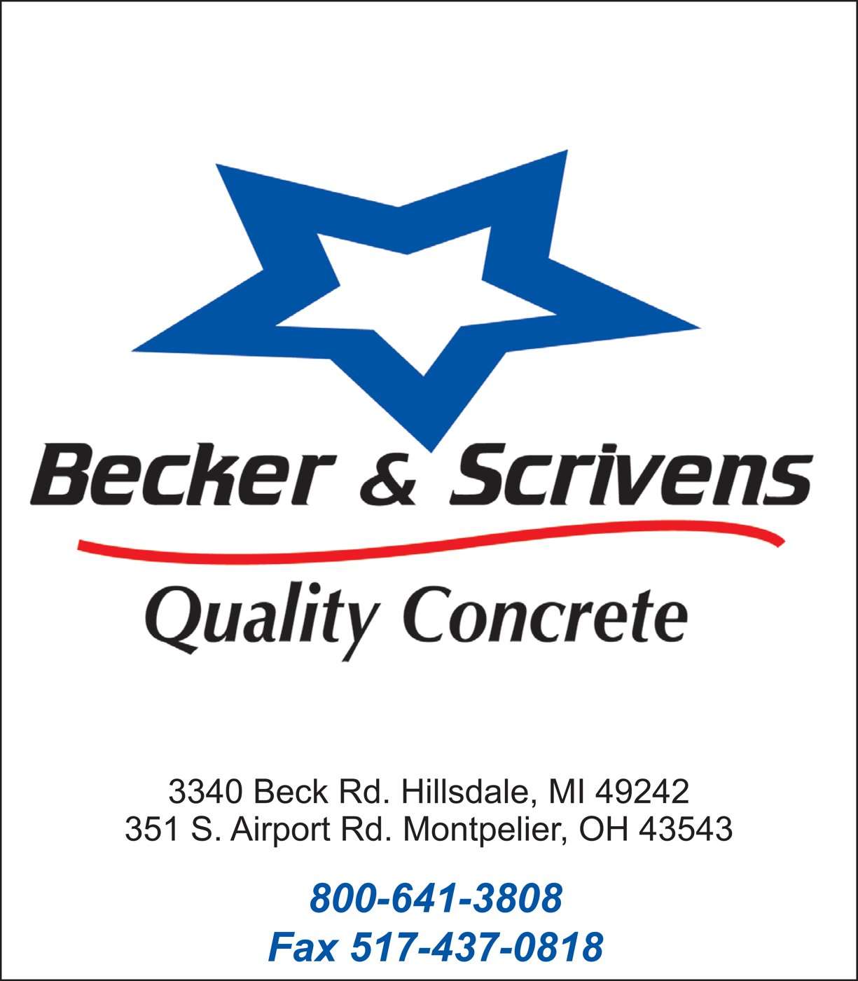 Becker & Scrivens Concrete