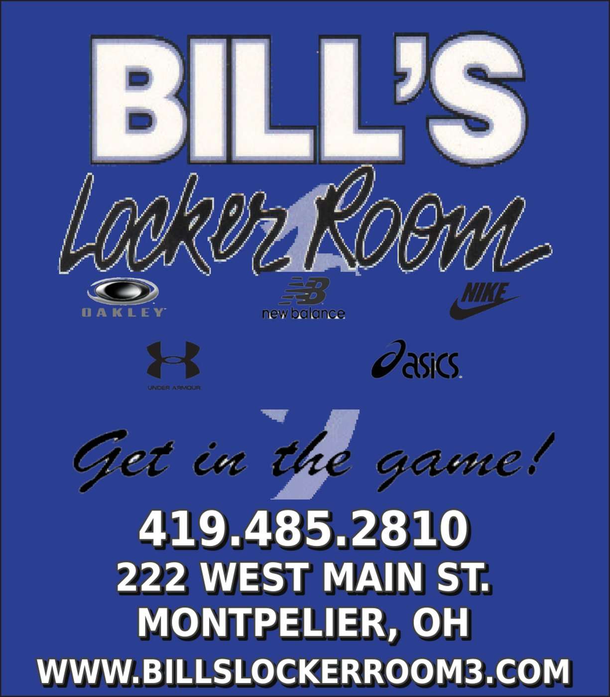 Bill’s Locker Room