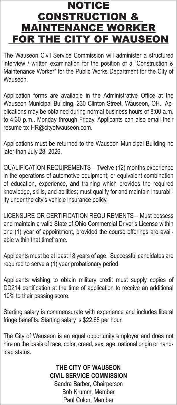 City of Wauseon