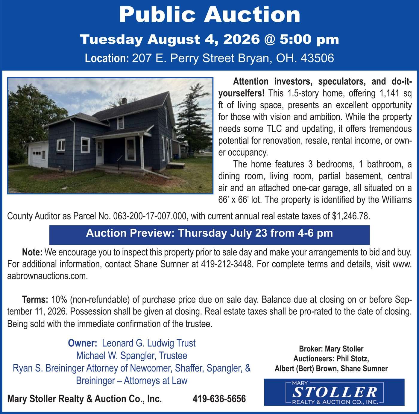 Mary Stoller – Ludwig Auction