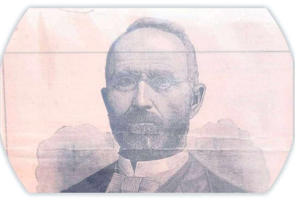 Portrait of Dr. L.A. Bassett, the first mayor of Swanton, Ohio, who served from 1883 to 1886