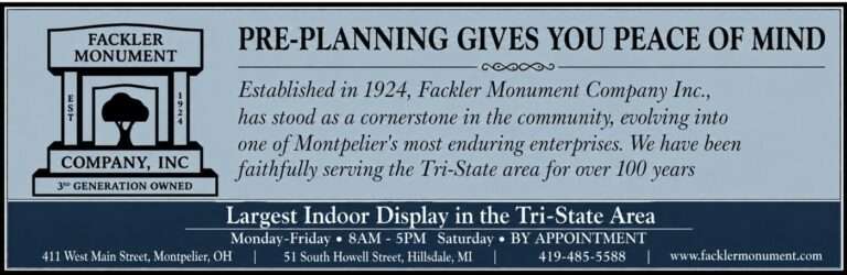 Fackler Monument – Banner