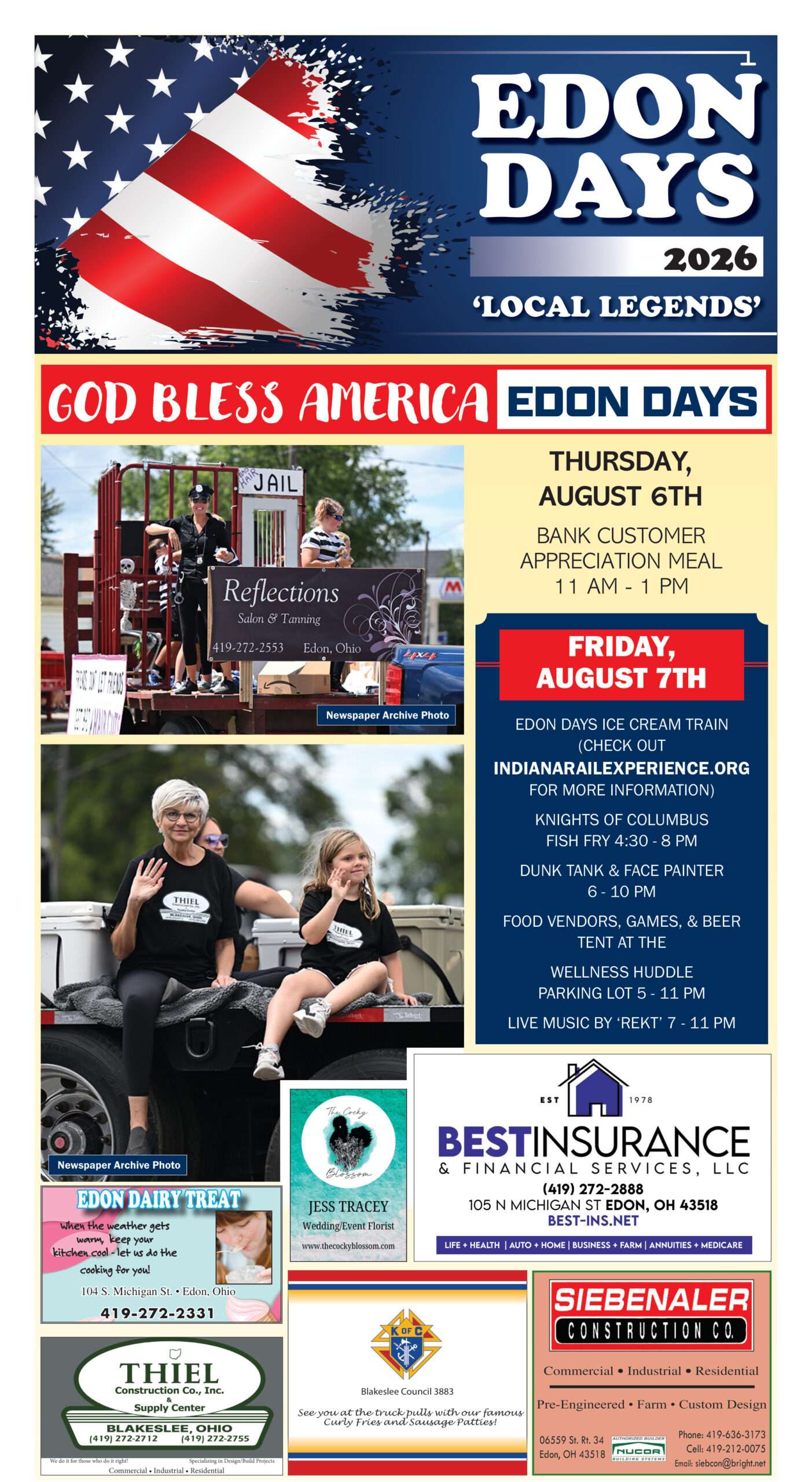 Edon Days 2026 special section, page A13