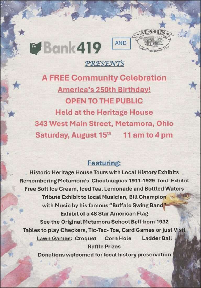 Metamora Historical Society